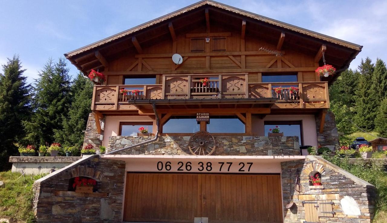 Les Saisies côté Bisanne appartement dans chalet LE Népal Extérieur photo